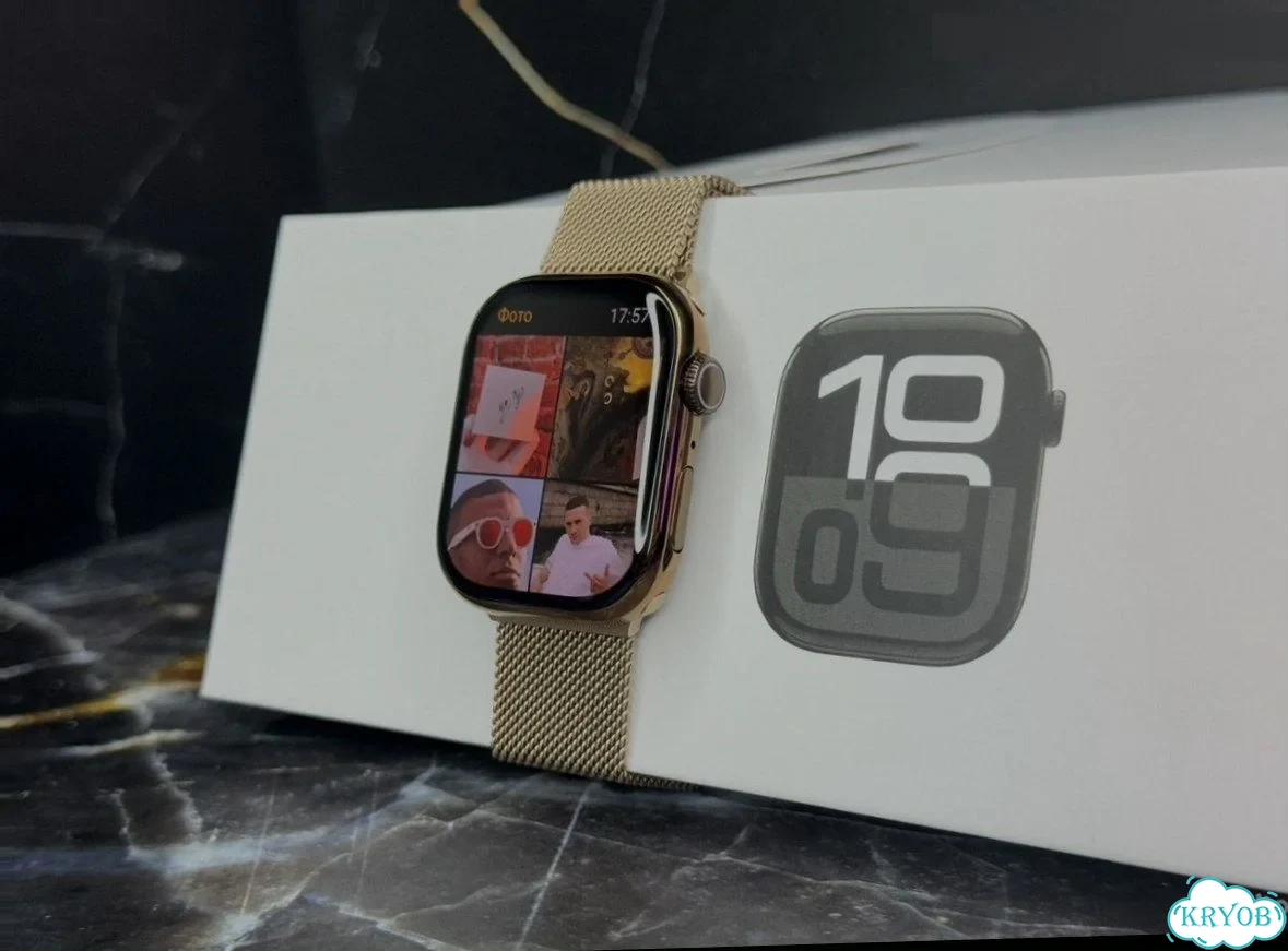 Apple Watch Series 11 Gold + AirPods Pro 3 (Набор) фото 4