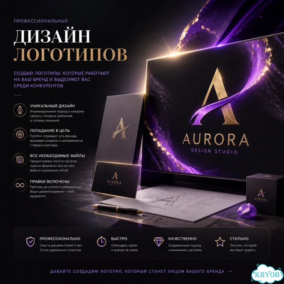 Создание логотипа и фирменного стиля фото 1