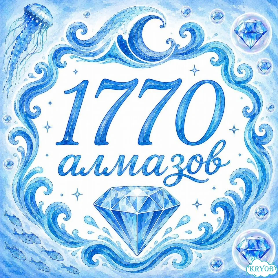 Игровая валюта в Клубе Романтике, 1770 алмазов фото 1