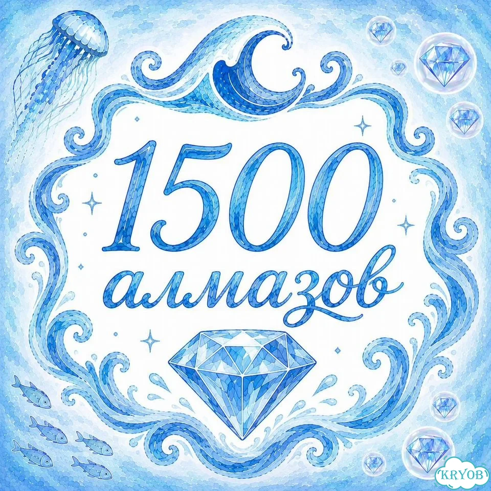 Игровая валюта в Клубе Романтике, 1500 алмазов фото 1