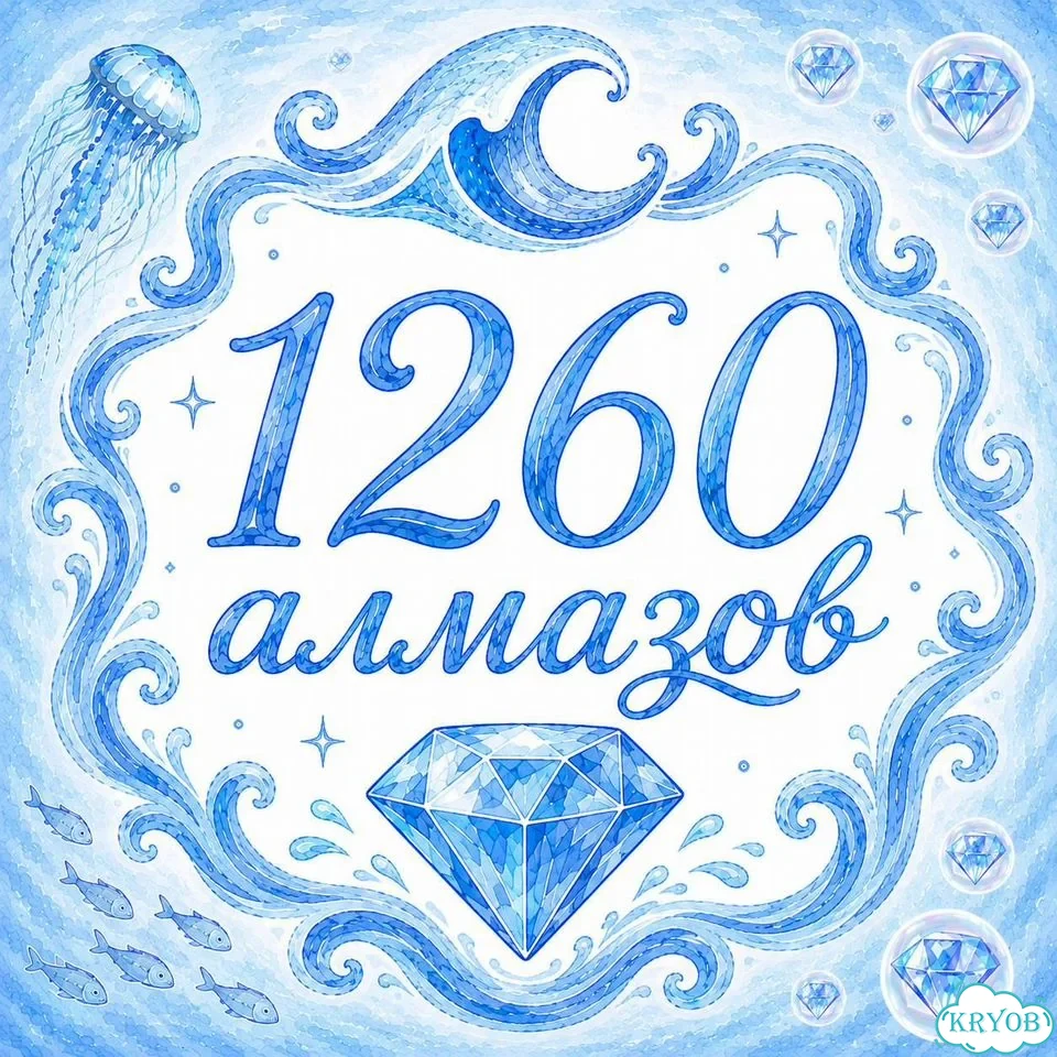 Игровая валюта в Клубе Романтике, 1260 алмазов фото 1