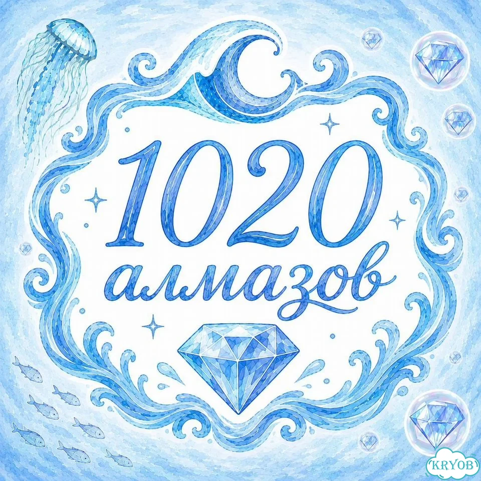 Игровая валюта в Клубе Романтике, 1020 алмазов фото 1