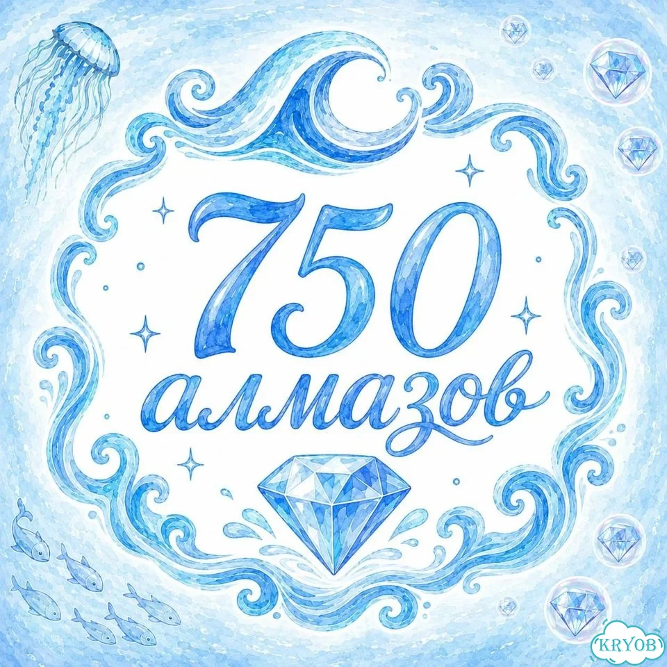 Игровая валюта в Клубе Романтике, 750 алмазов фото 1