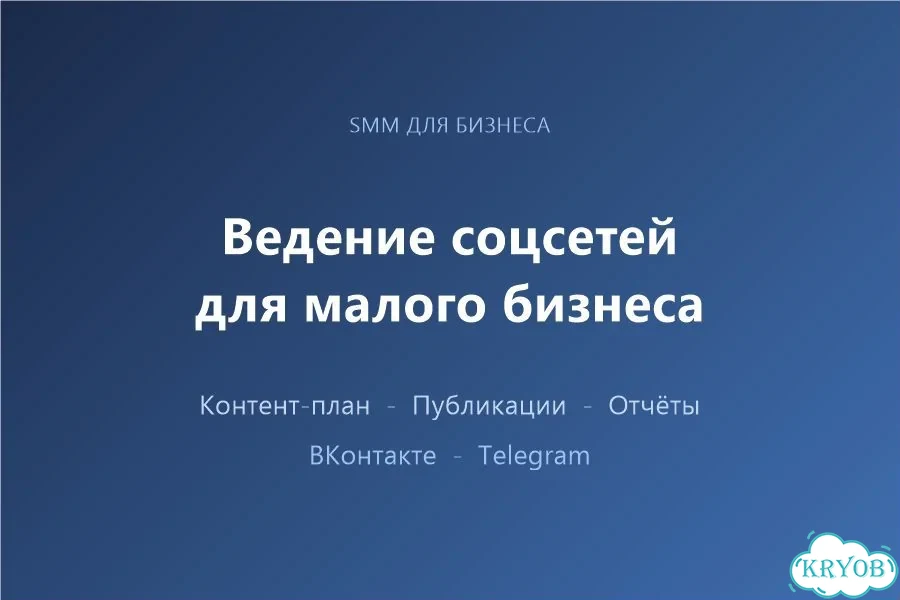 SMM для малого бизнеса фото 1