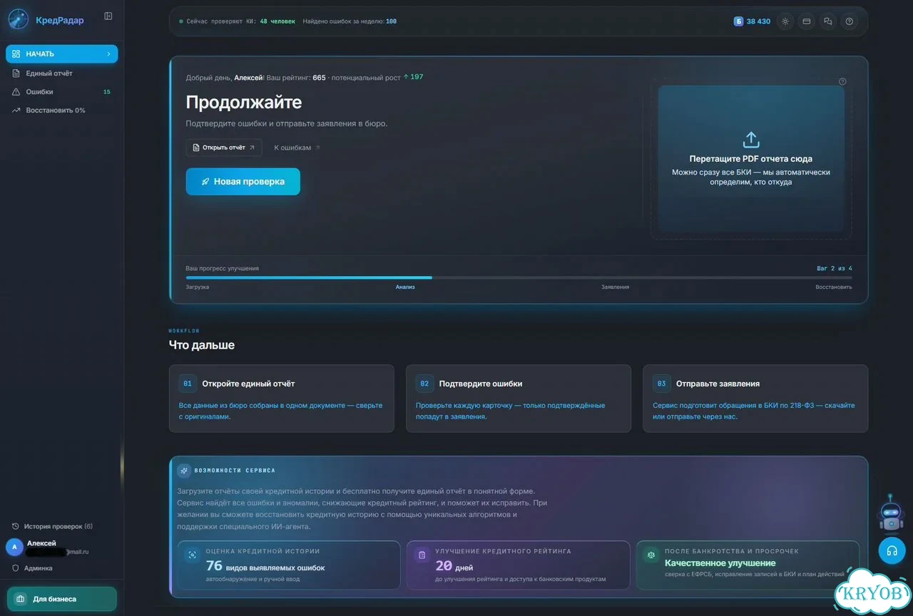 Готовый SaaS-бизнес исправления кредитной истории фото 1
