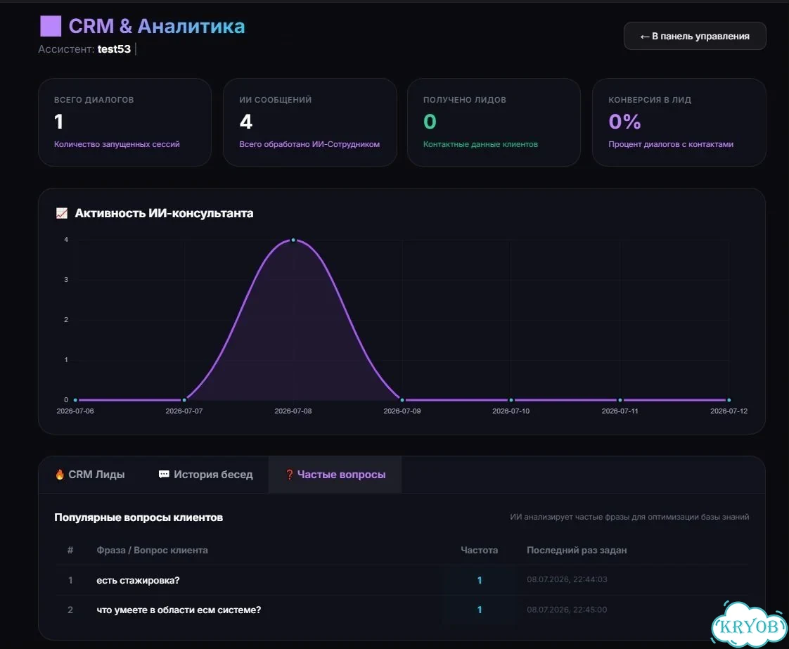 Создание ии-консультанта для вашего сайта фото 6