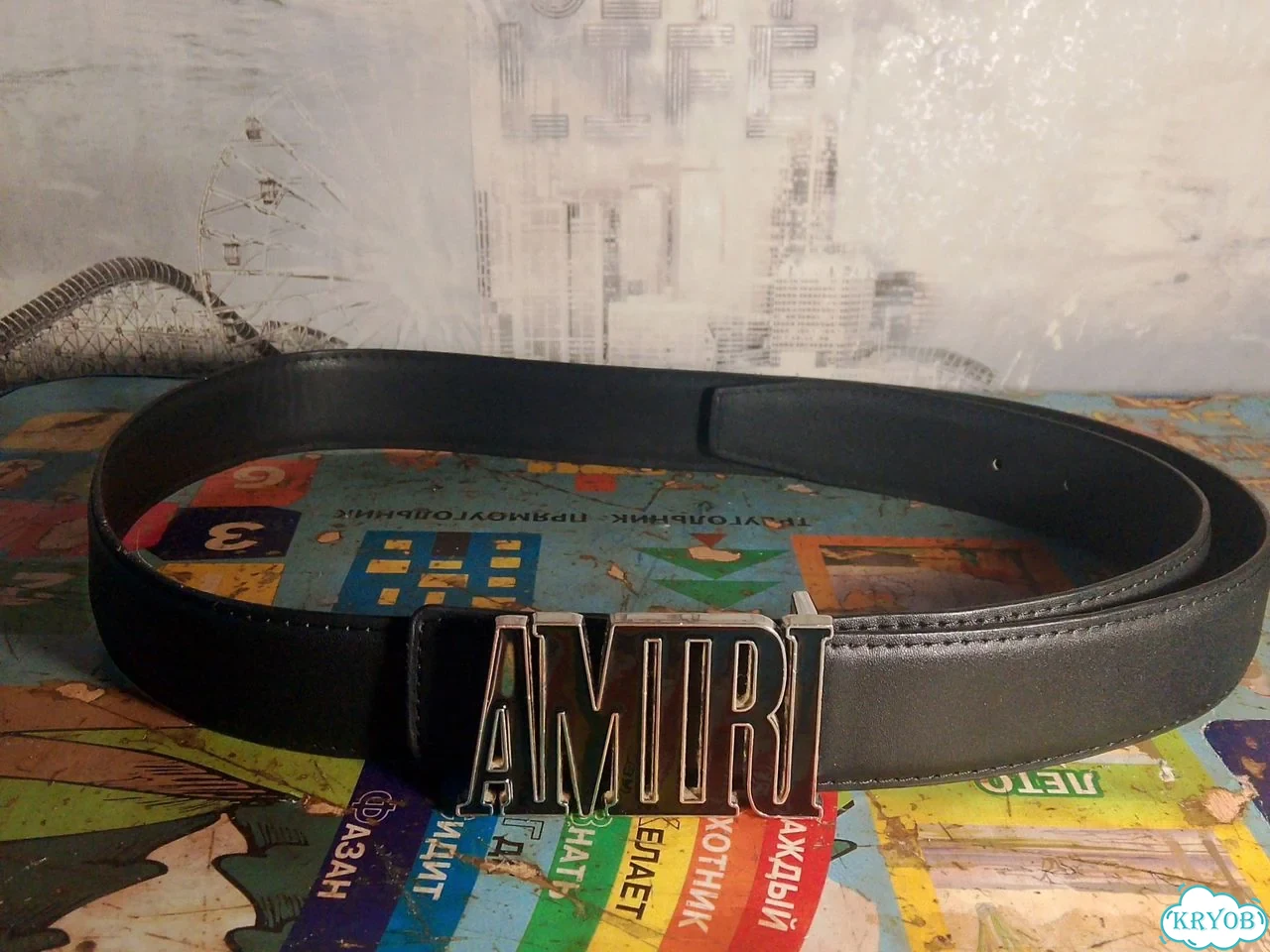 Мужской ремень Amiri фото 3