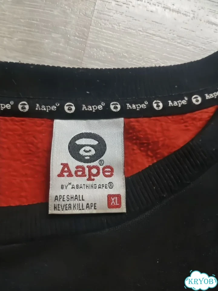 Лонгслив aape морально побитый фото 3