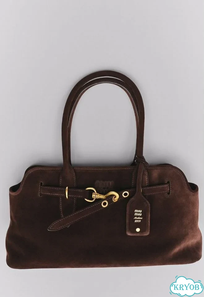 Сумка Miu Miu женская коричневая фото 2
