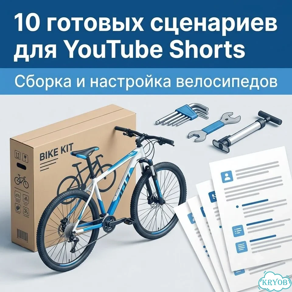 10 сценариев для Shorts о сборке велосипедов фото 1