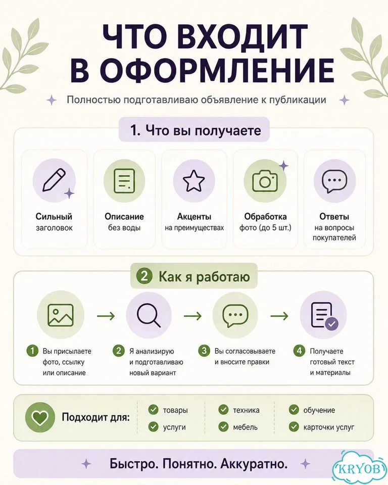 Оформлю ваше объявление для Авито фото 6
