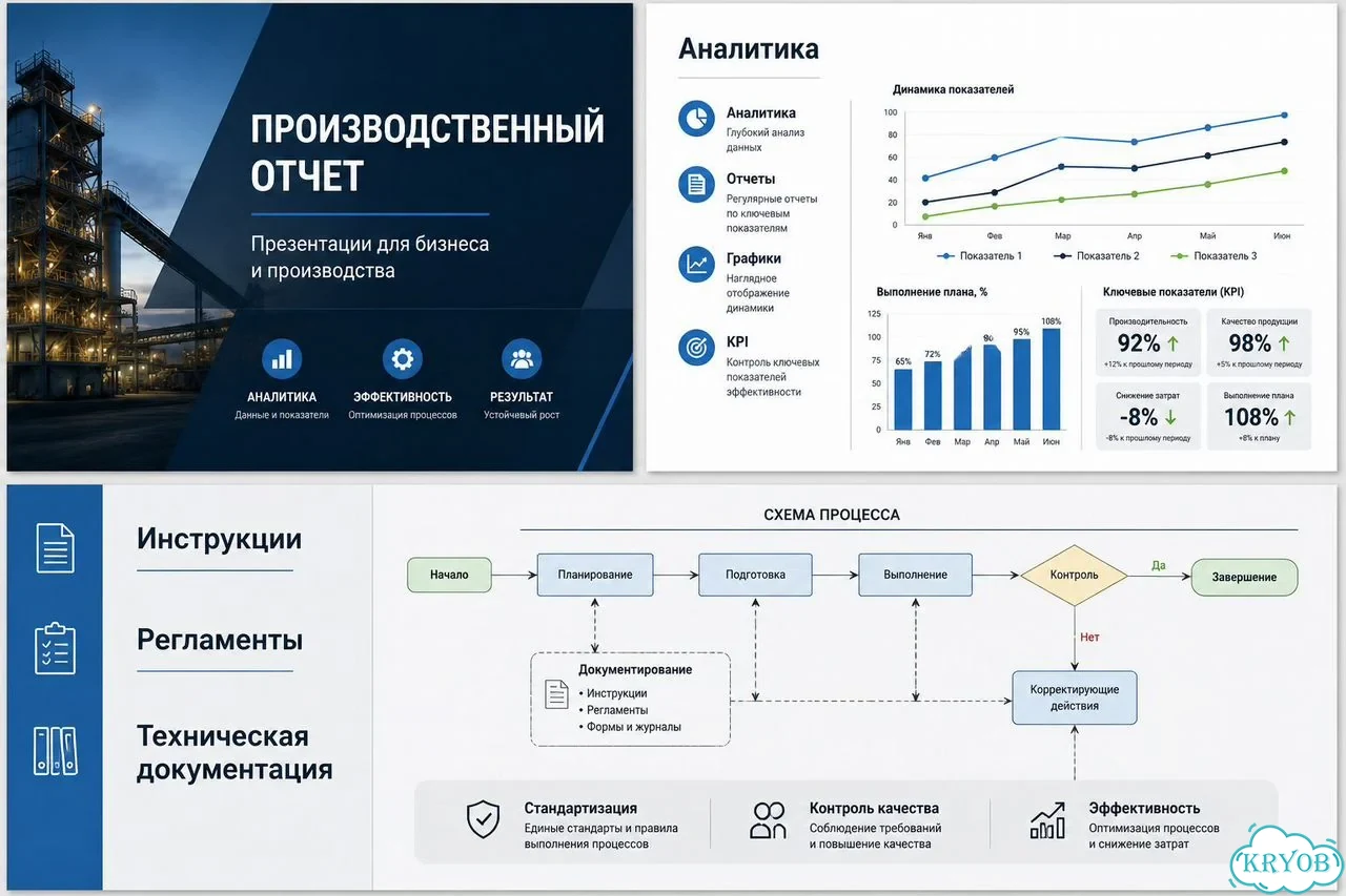 Презентации PowerPoint для бизнеса и производства фото 1