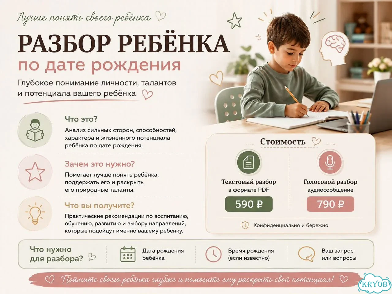 Разбор даты рождения ребёнка Онлайн фото 1