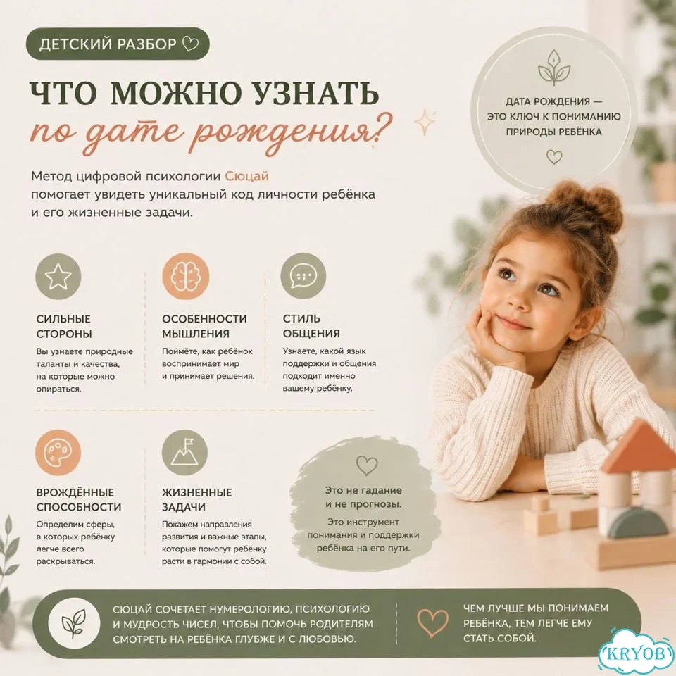 Разбор даты рождения ребёнка Онлайн фото 3