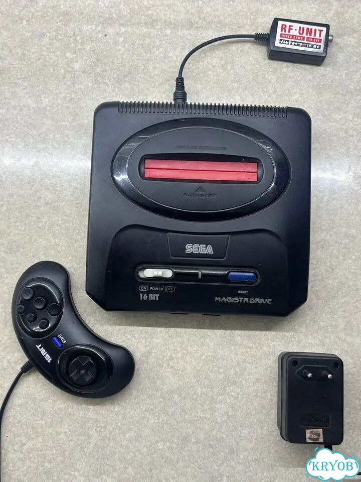 Игровая приставка 90х Sega Mega Drive 2, стародел фото 6