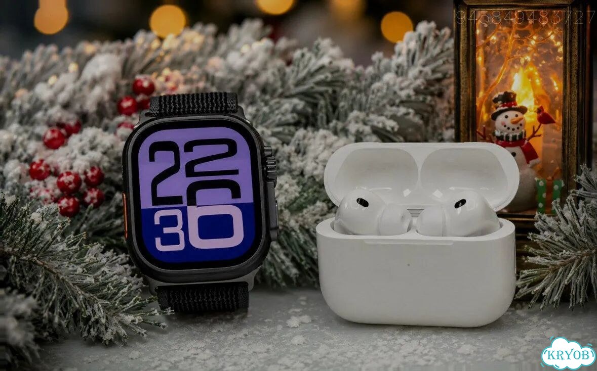 Apple Watch Ultra 3 49mm Black + AirPods Pro 3 (Комплект) фото 1