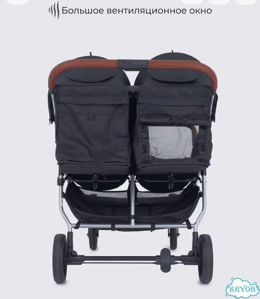Коляска прогулочная для двойни mowbaby tandem фото 4