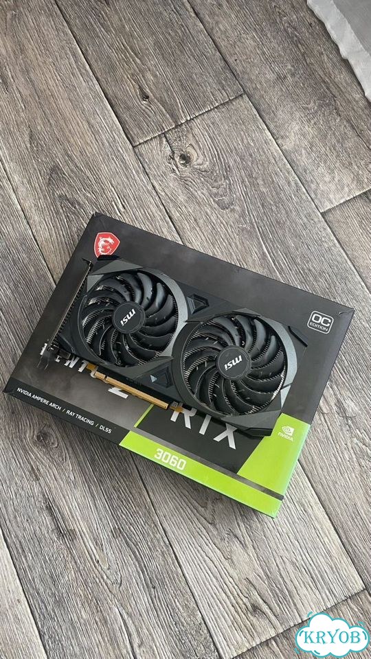 MSI RTX 3060 Ventus 2X 12GB фото 1