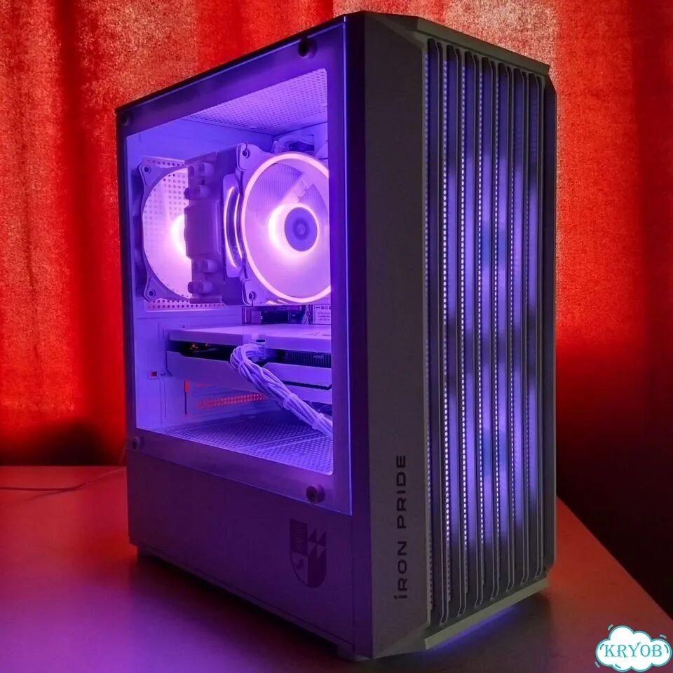 Белый игровой пк RTX 4060 + R5 3600 PRO фото 1