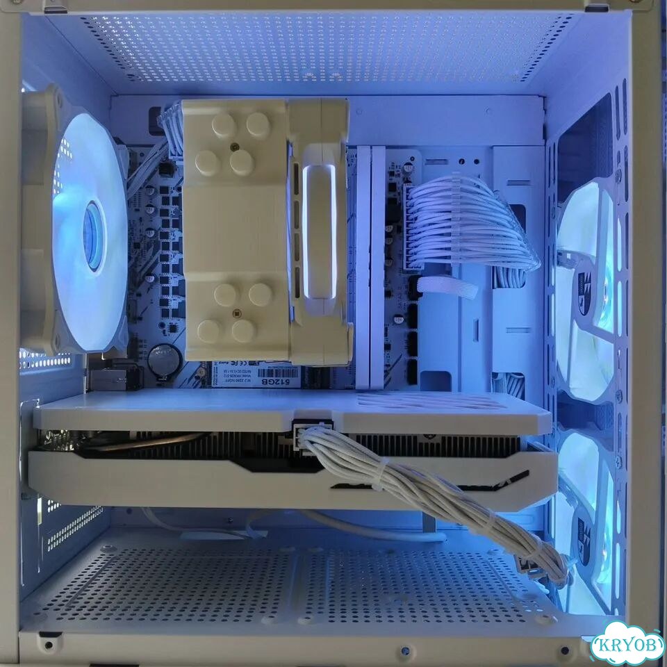 Белый игровой пк RTX 4060 + R5 3600 PRO фото 2