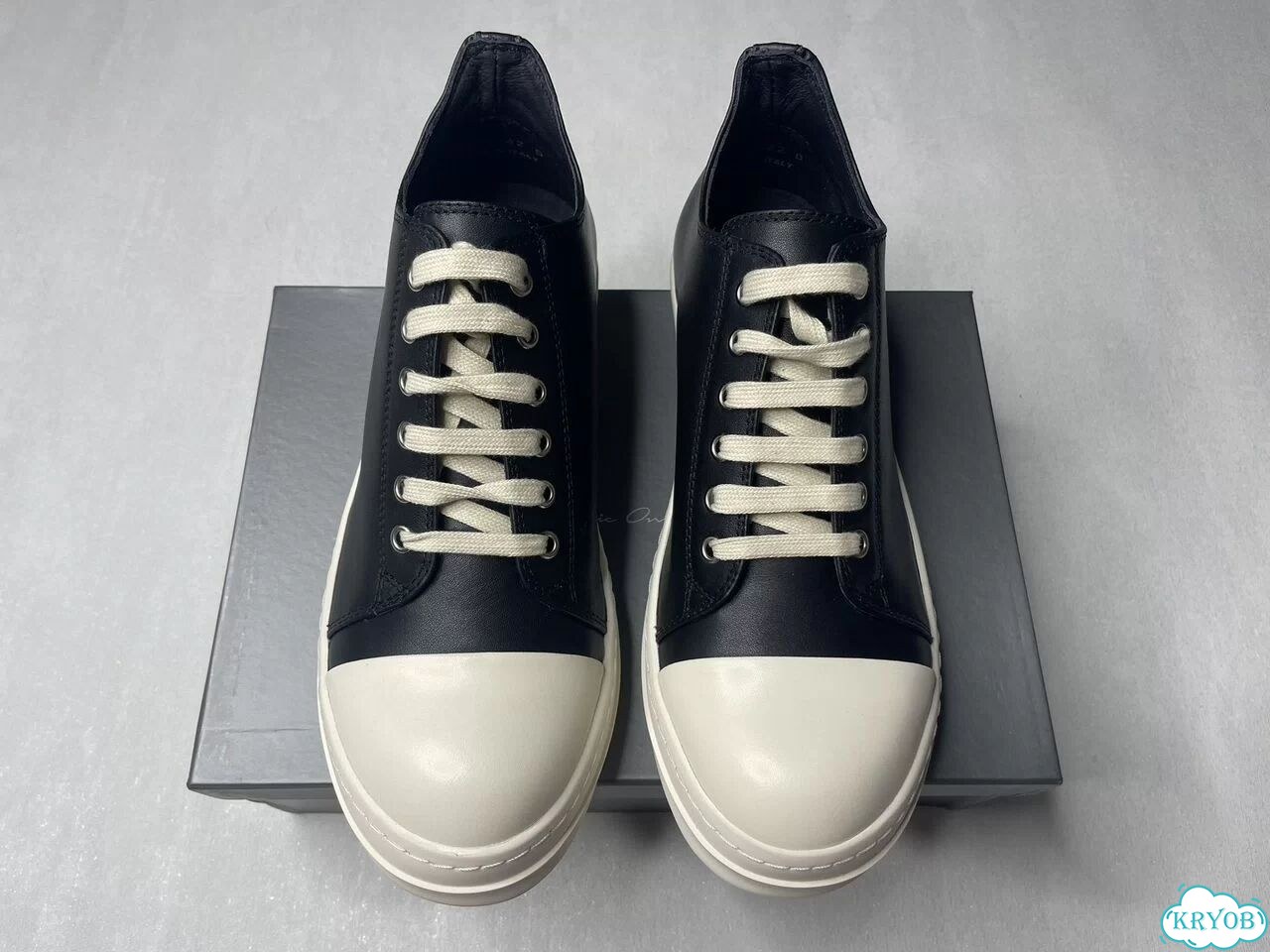 Rick Owens Ramones drkshdw Low кожаные фото 1