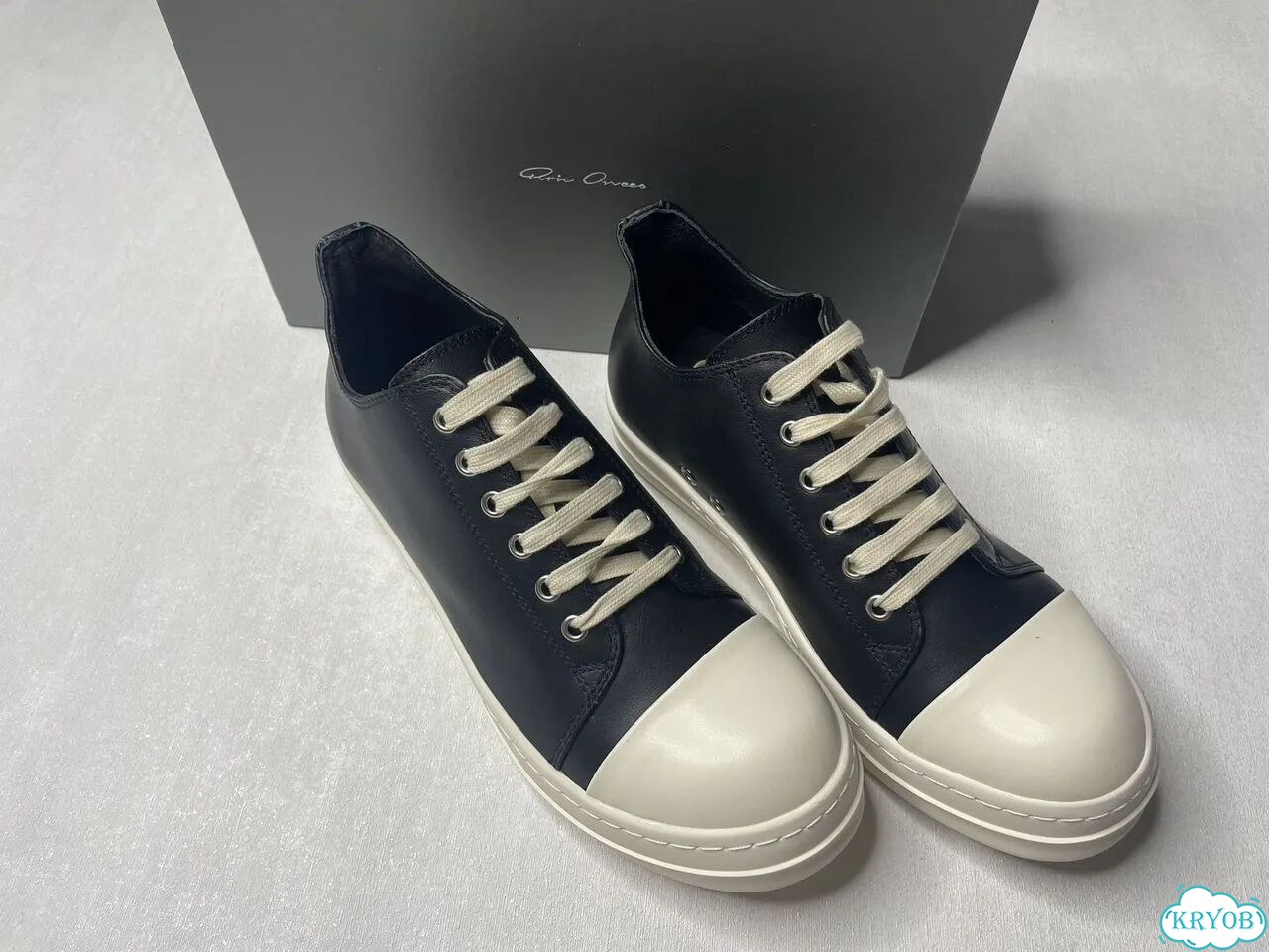 Rick Owens Ramones drkshdw Low кожаные фото 4