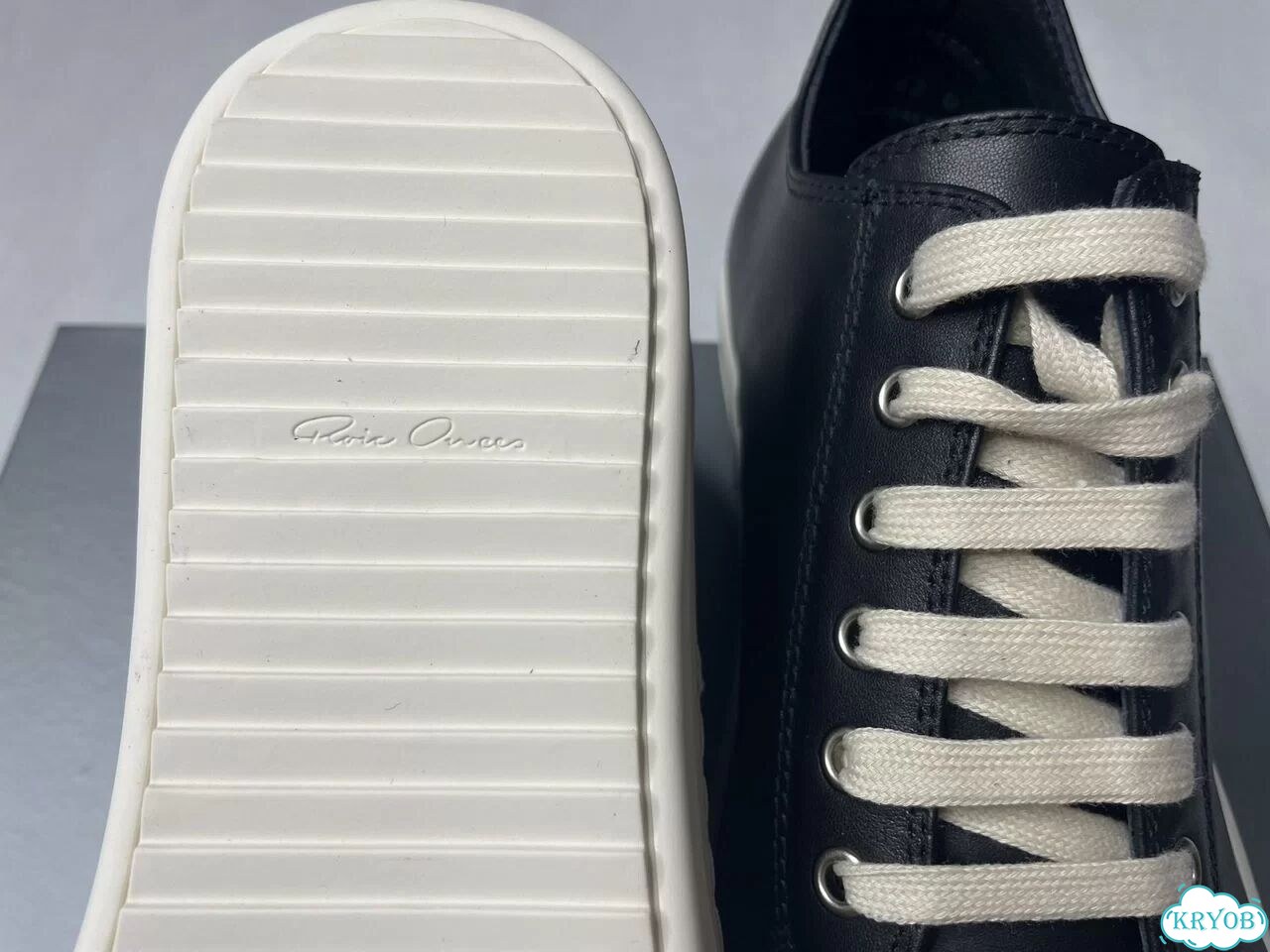 Rick Owens Ramones drkshdw Low кожаные фото 6