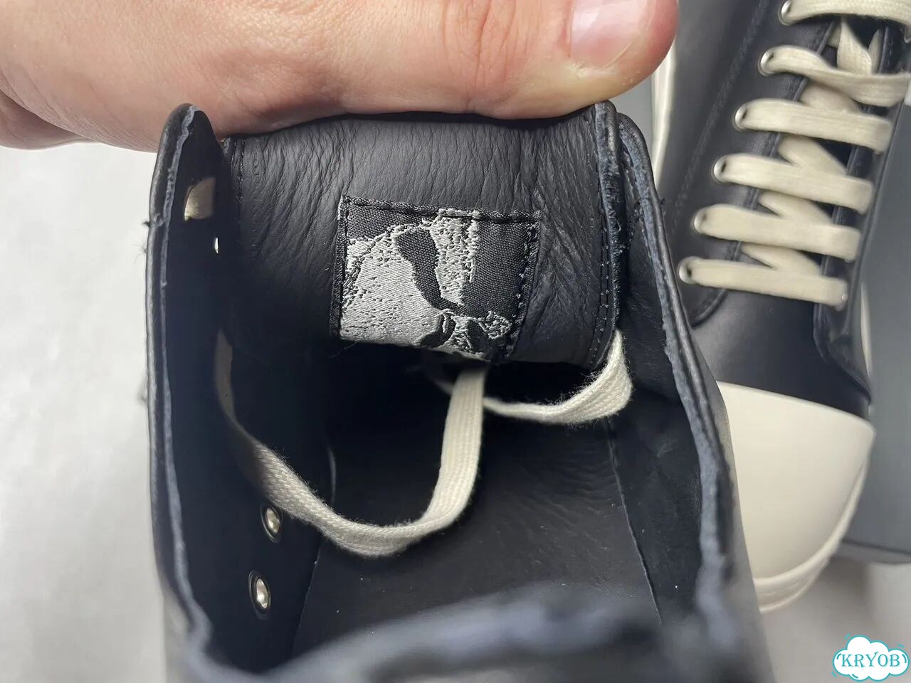 Rick Owens Ramones drkshdw Low кожаные фото 7