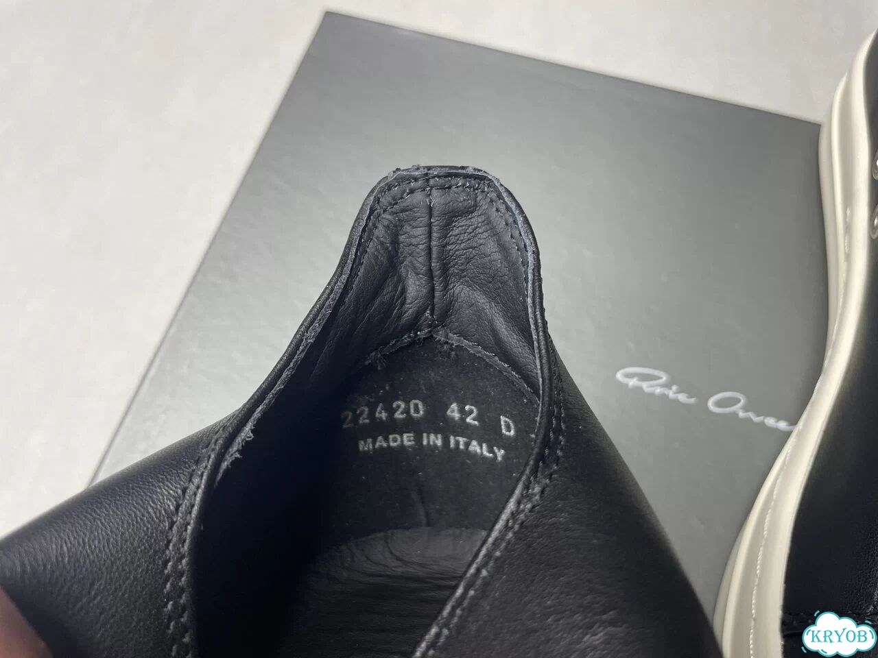 Rick Owens Ramones drkshdw Low кожаные фото 9