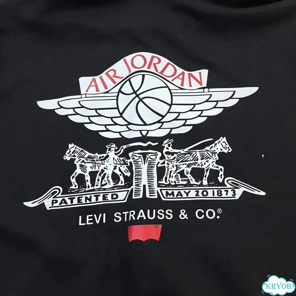 Зип худи AIR jordan x Levi’s новая коллекция 2026 фото 5