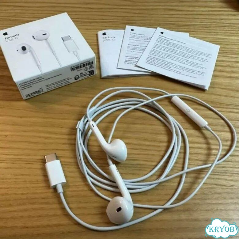 Проводные наушники Earpods type c фото 1