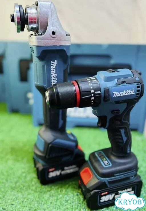 Набор makita 2в1 Шуруповёрт+ушм фото 3