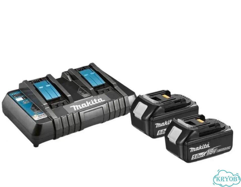 Быстрое зарядное устройство makita dc18rd + 2акб фото 1