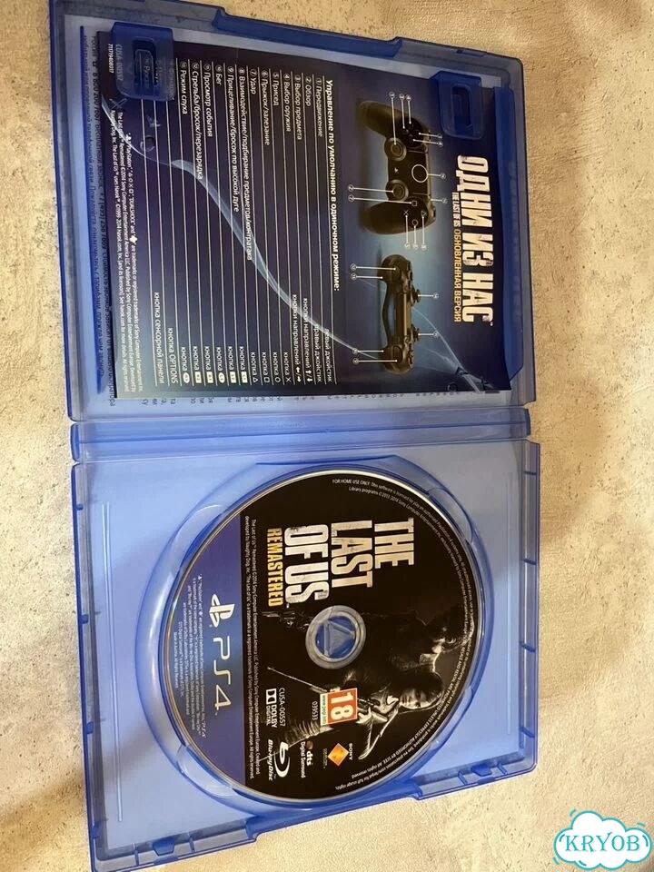 Одни из нас / Last of us remastered PS4 Диск фото 2