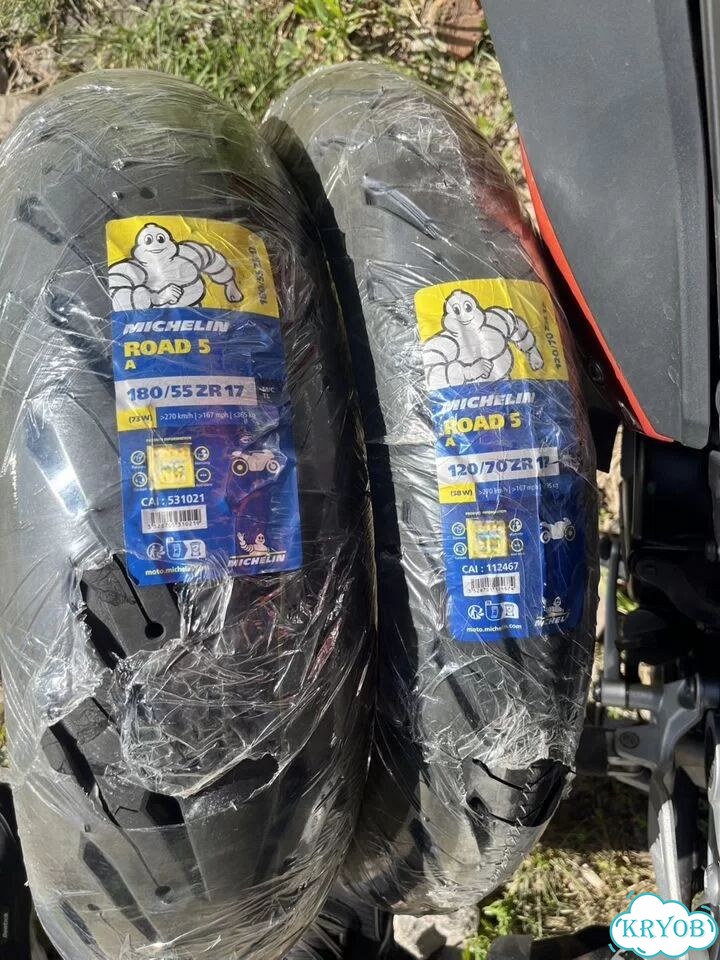 Michelin Road 5 120/70 ZR17 180/55 ZR17 фото 1