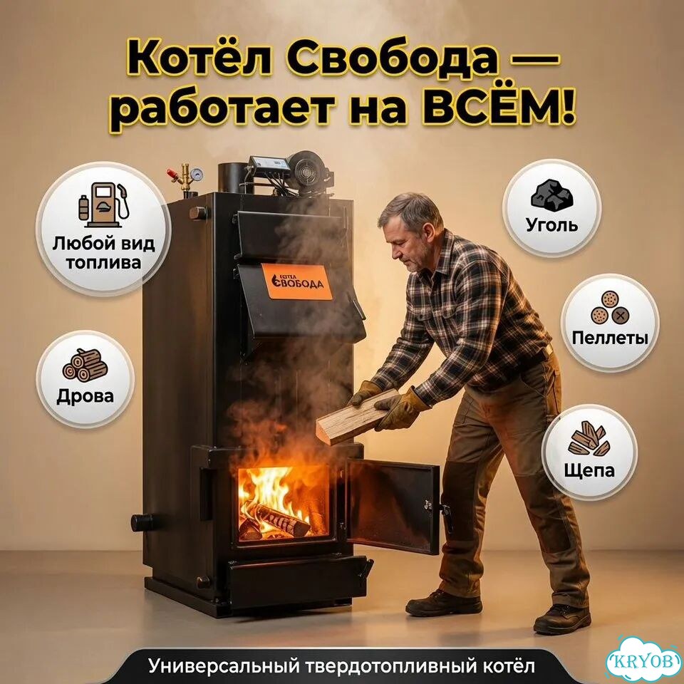 Твердотопливный котел длительного горения Свобода фото 2