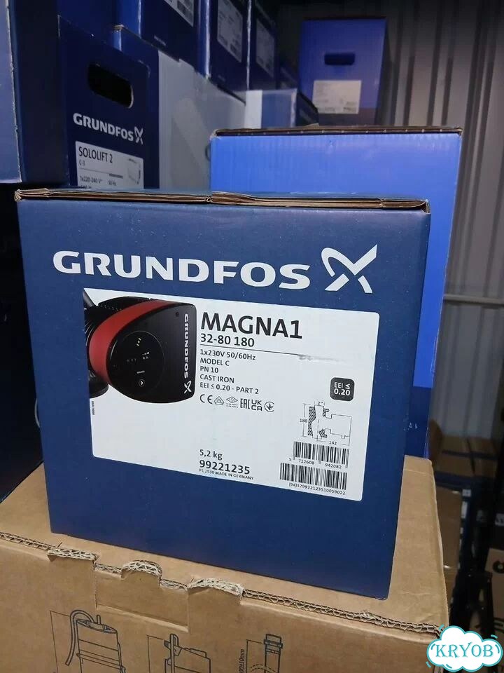 Насос циркуляционный Grundfos magna 1 32-80 180 фото 1