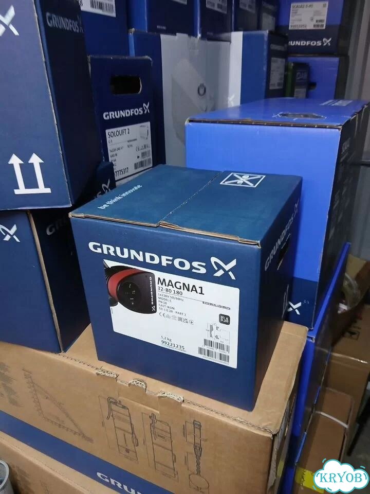 Насос циркуляционный Grundfos magna 1 32-80 180 фото 4