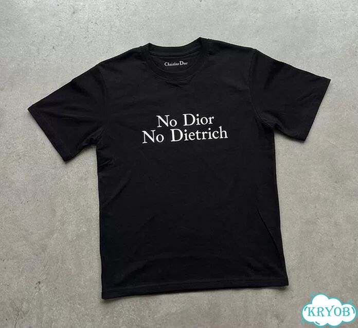 Футболка белая No Dior AC0070 фото 2