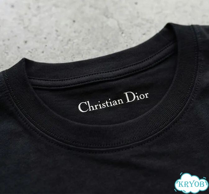 Футболка белая No Dior AC0070 фото 4