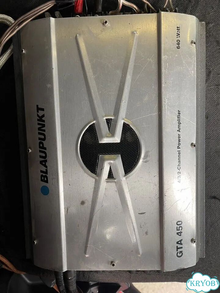 Усилитель 4 канальный Blaupunkt gta 450 фото 1