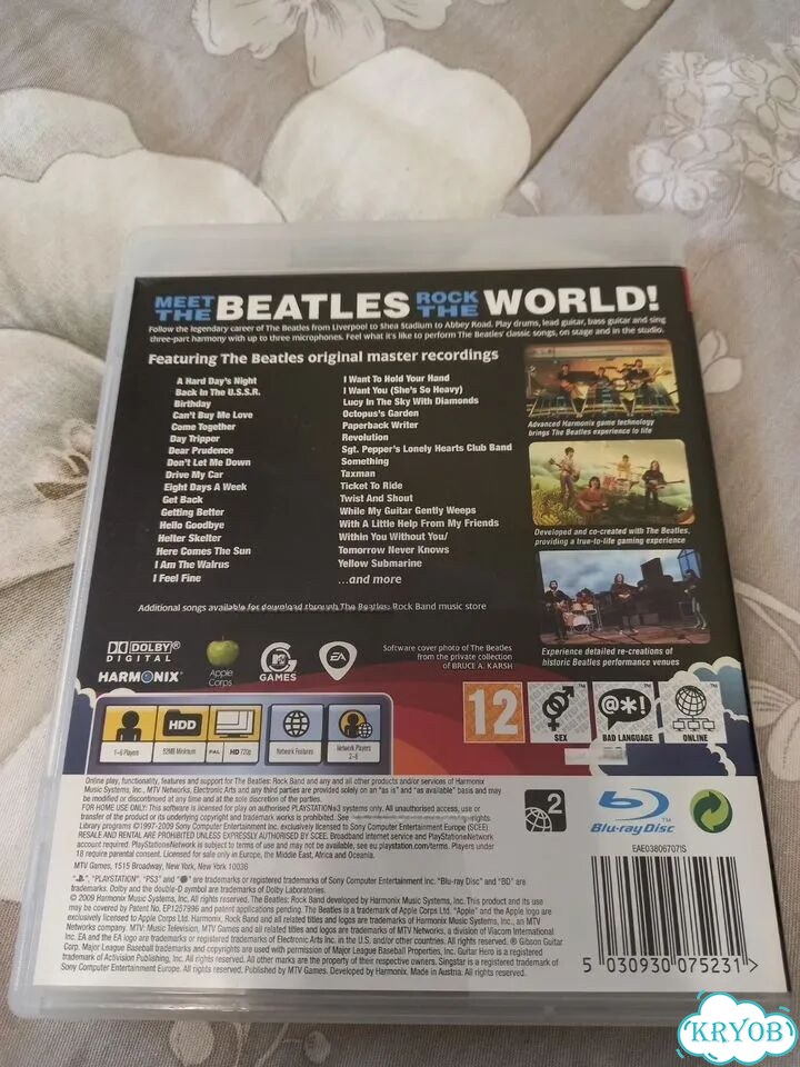 PS3 The Beatles: Rock Band игра фото 3