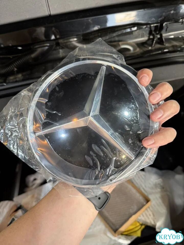 Звезда в решотку радиатора mercedes фото 2
