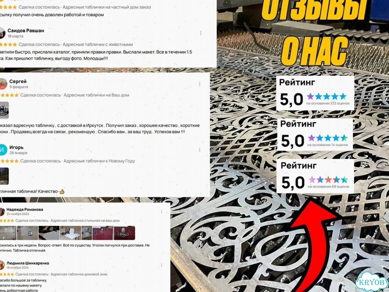 Адресная вывеска, табличка листовой металл фото 5