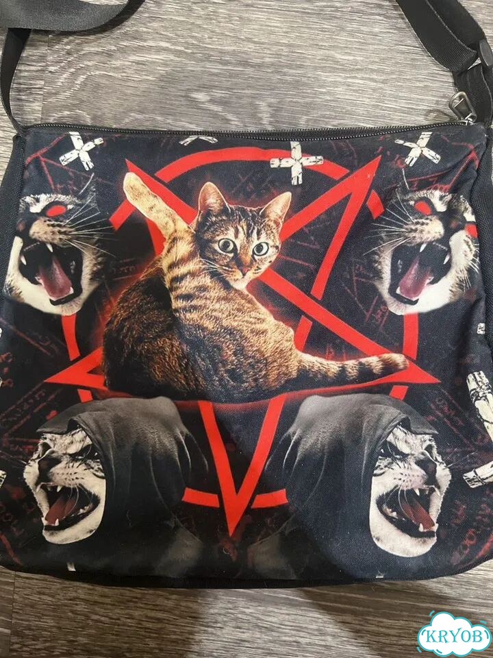 Сумка у2к с котом фото 2