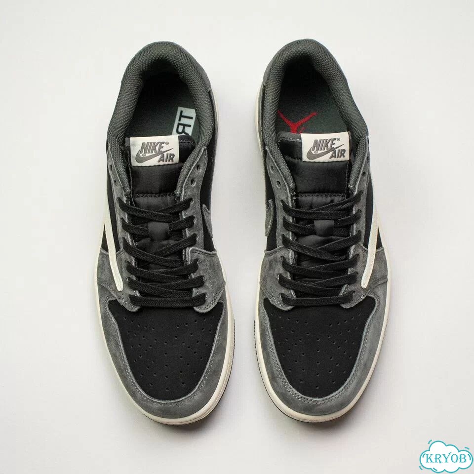 Кроссовки Air Jordan 1 Low x Travis Scott Dark Grey фото 6