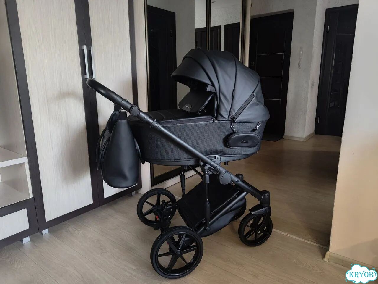 Коляска 3 в 1 adamex zico delux эко кожа фото 3