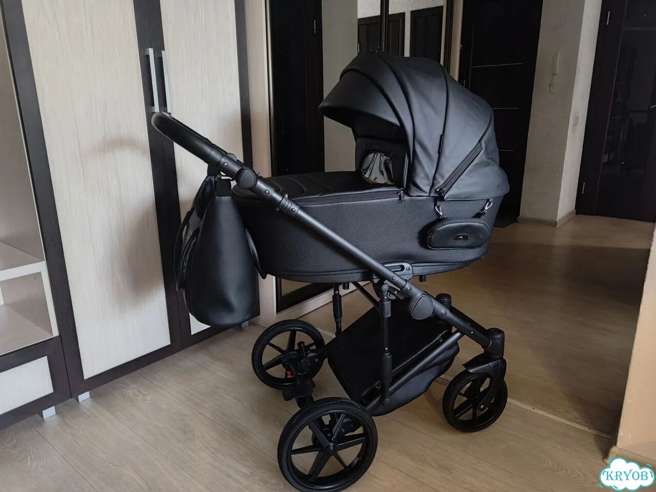 Коляска 3 в 1 adamex zico delux эко кожа фото 4