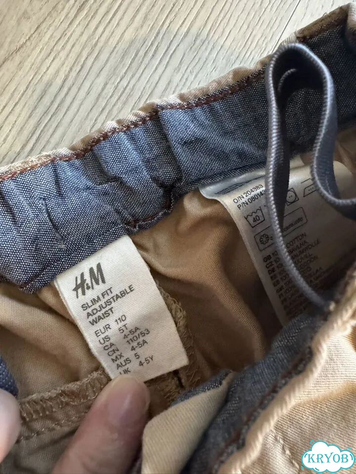 Штаны h&m 104 и 110 фото 3
