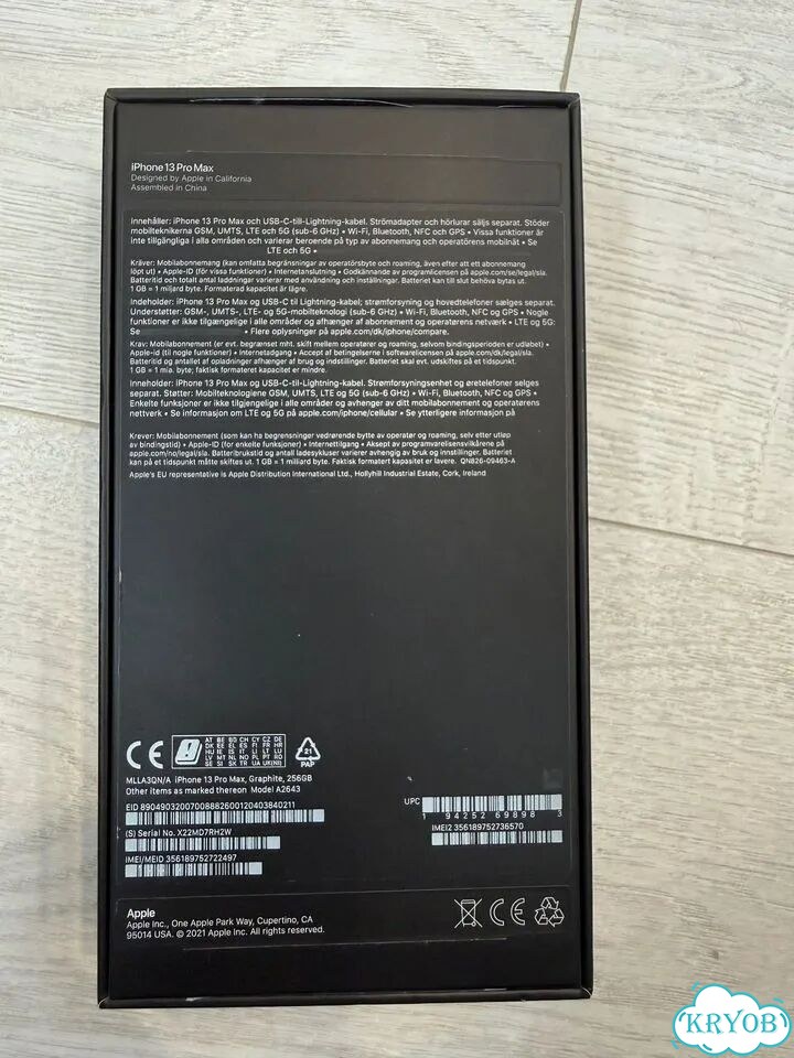 iPhone 13 Pro Max, 256 ГБ, SIM + eSIM фото 7